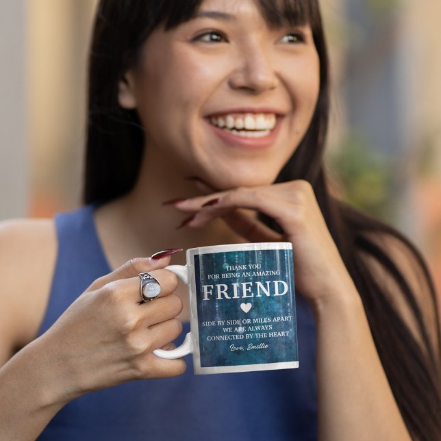 Taza De Café Hija Gracias A Tu Sentido Mensaje Personalizado (Daughter Thank You Heartfelt Message Personalized Coffee Mug
)