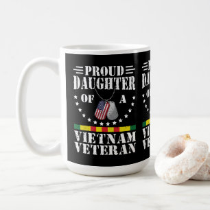 Taza De Café Hija Orgullosa De Un Veterano De Vietnam Regalo Pa