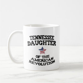 Taza De Café Hija Tennessee de la Revolución Estadounidense