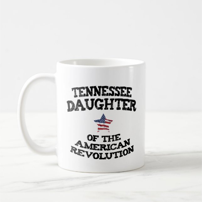 Taza De Café Hija Tennessee de la Revolución Estadounidense (Izquierda)