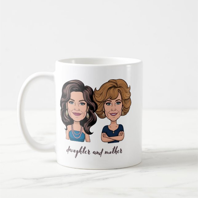 Taza De Café Hija y madre Mug (Izquierda)