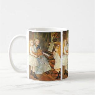 Taza De Café Hijas de Catulle Mendes por Pierre Renoir