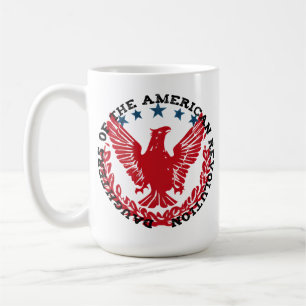Taza De Café Hijas de la Revolución Americana Águila Patriota