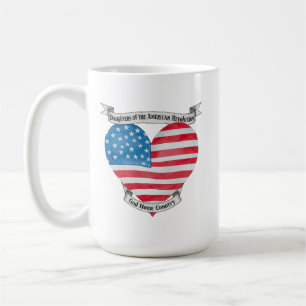 Taza De Café Hijas de la Revolución Americana Patriota