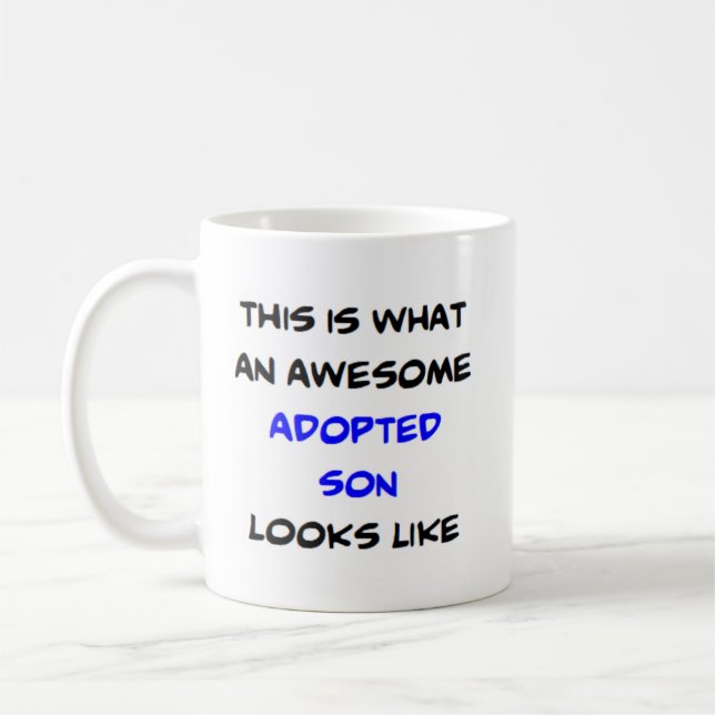 Taza De Café hijo adoptivo, impresionante (Izquierda)