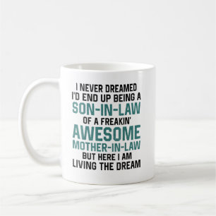 Taza De Café Hijo de una loca suegra en derecho