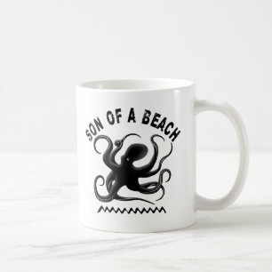 Taza De Café Hijo de una playa - Diseño de un bollo para el ama
