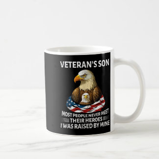 Taza De Café Hijo de Veteranos Patrióticos Fue Criado por la Ba