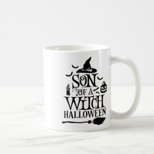 Taza De Café Hijo Gracioso De Halloween De Un Bebé Bruto
