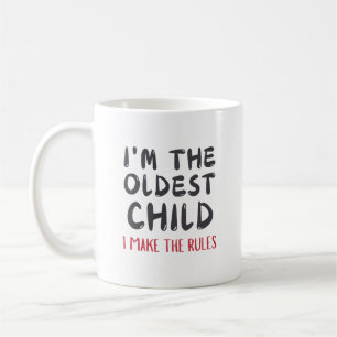 Taza De Café Hijo Mayor – Personalizado Hago las Reglas