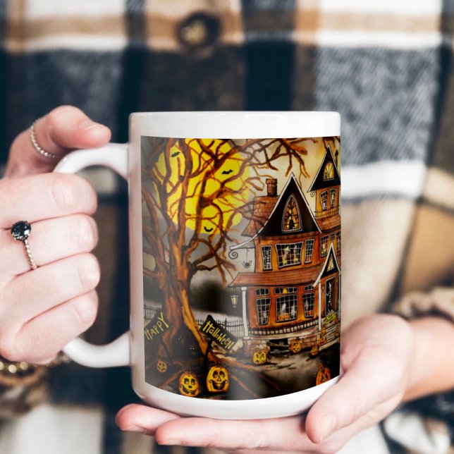 Taza De Café Hijos de la casa embrujados y asustados, inespirit (Subido por el creador)