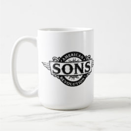 Taza De Café Hijos de la Revolución Americana Descendiente Dire