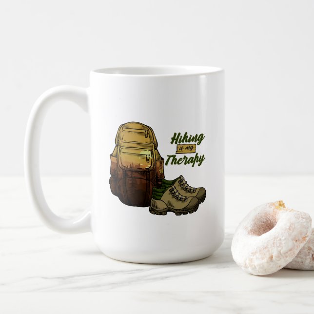 Taza De Café Hiking Mug (Con donut)