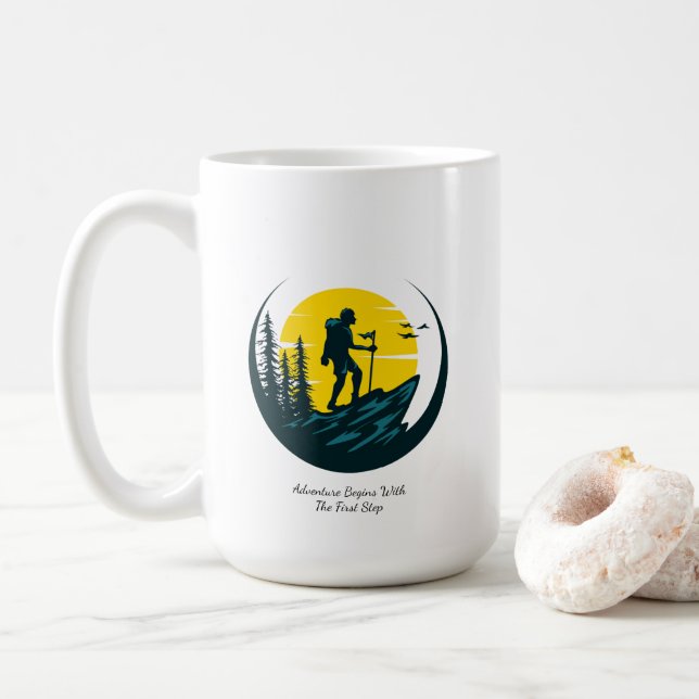 Taza De Café Hiking Mug (Con donut)