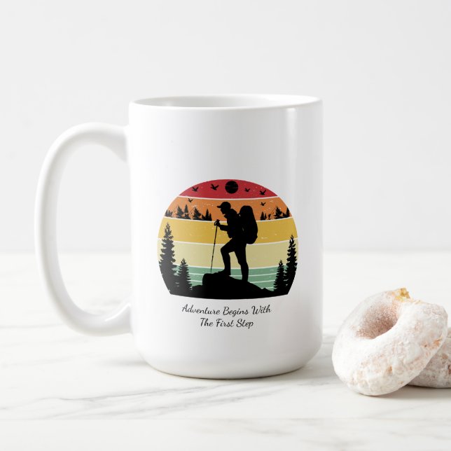 Taza De Café Hiking Mug (Con donut)