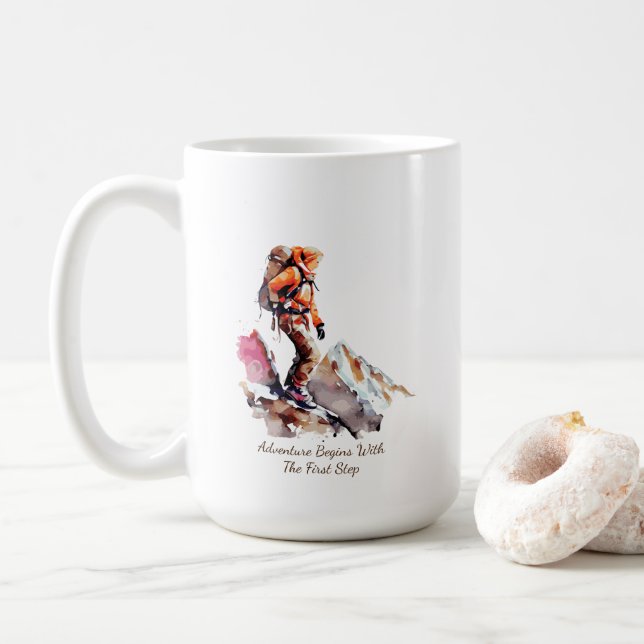 Taza De Café Hiking Mug (Con donut)