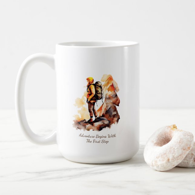 Taza De Café Hiking Mug (Con donut)
