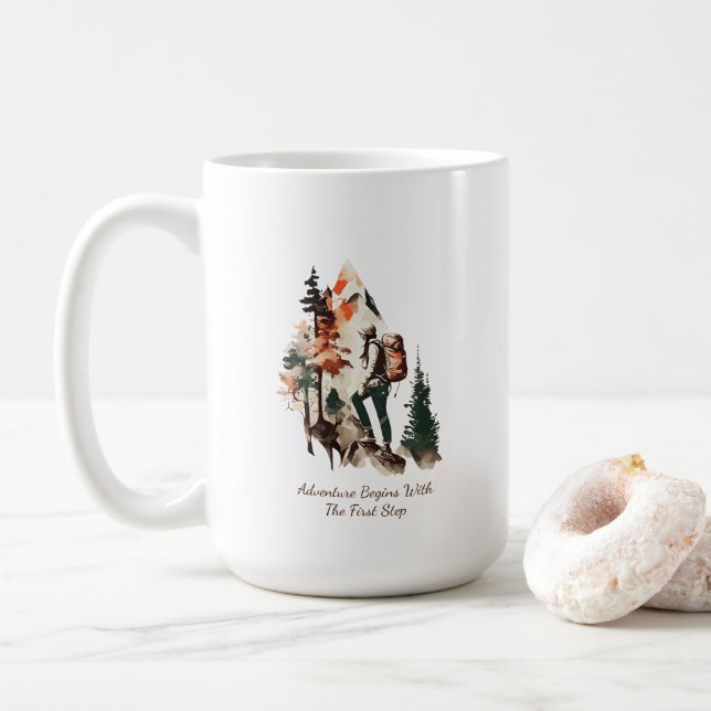 Taza De Café Hiking Mug (Con donut)