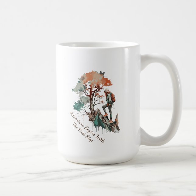 Taza De Café Hiking Mug (Derecha)