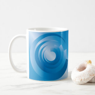 Taza De Café hilatura de colores de cielo