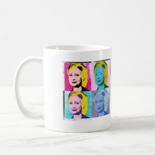 Taza De Café hillary 2016 arte pop - -