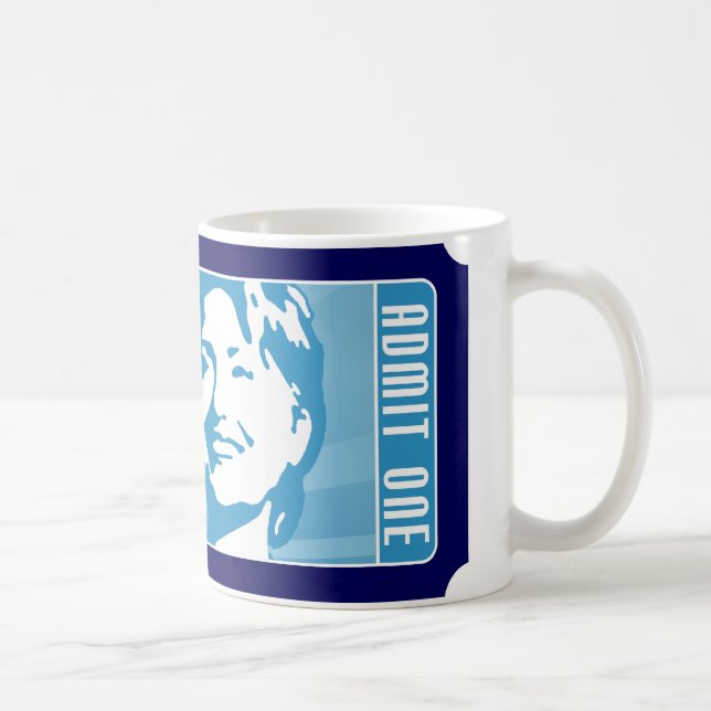 Taza De Café hillary clinton 08. el boleto. (Derecha)
