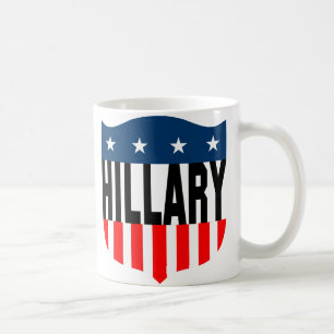 Taza De Café hillary clinton : estrellas y franjas :
