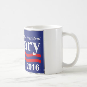 Taza De Café Hillary Clinton para el presidente 2016