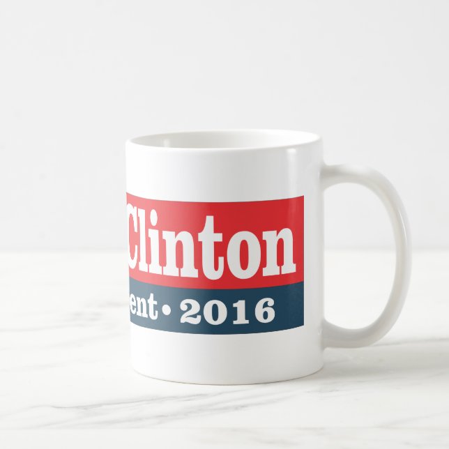 Taza De Café Hillary Clinton para el presidente 2016 (Derecha)