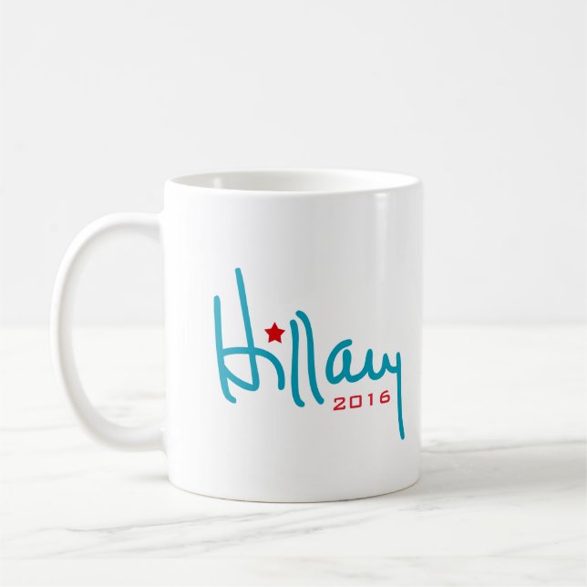 Taza De Café Hillary Clinton Signature (Izquierda)
