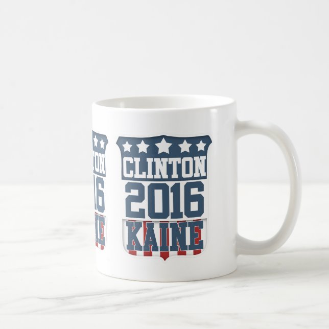 Taza De Café Hillary Clinton Tim Kaine 2016 (Derecha)