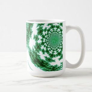 Taza De Café Hilo Verde Girado