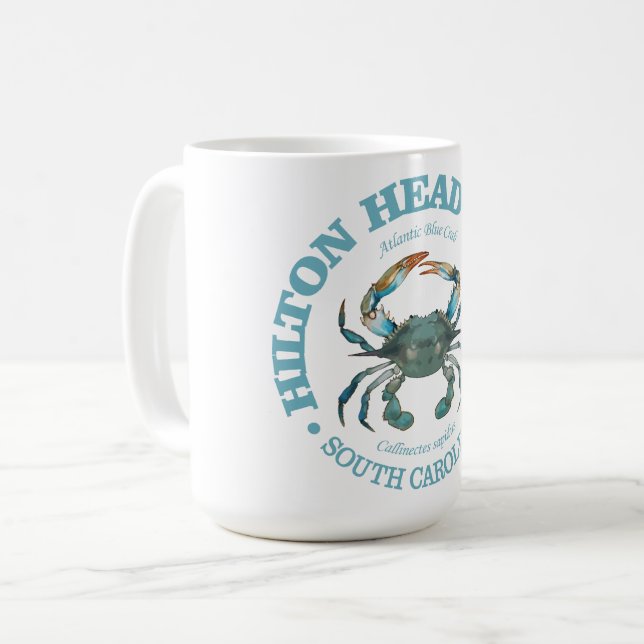Taza De Café Hilton Head (cangrejo azul) (Anverso izquierdo)