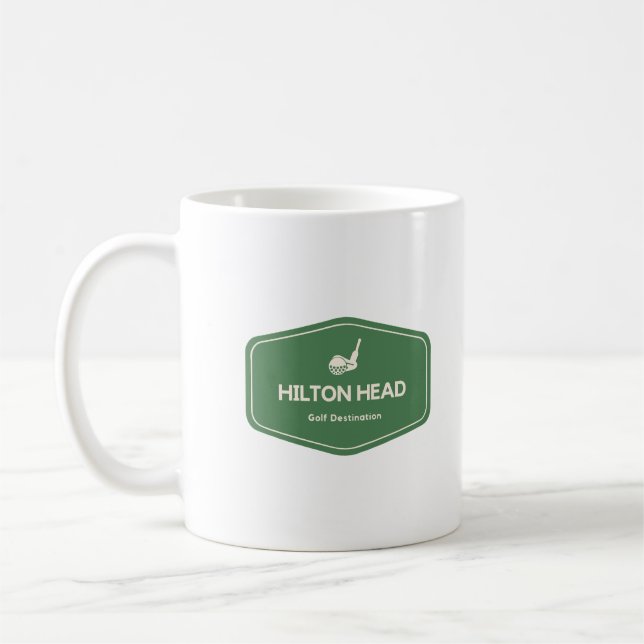 Taza De Café Hilton Head South Carolina Golf Destination (Izquierda)