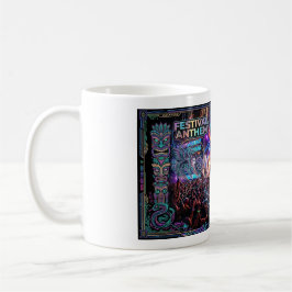 Taza De Café Himno de festival EDM Rave Progressive House
