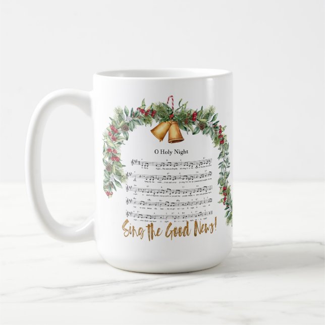 Taza De Café Himno de veneración NOCTURNA SANTA (Izquierda)