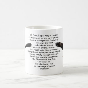 Taza De Café Himno del indio del nativo americano