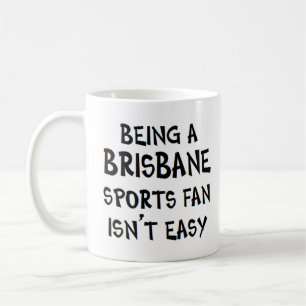 Taza De Café hincha deportivo de Brisbane, siendo
