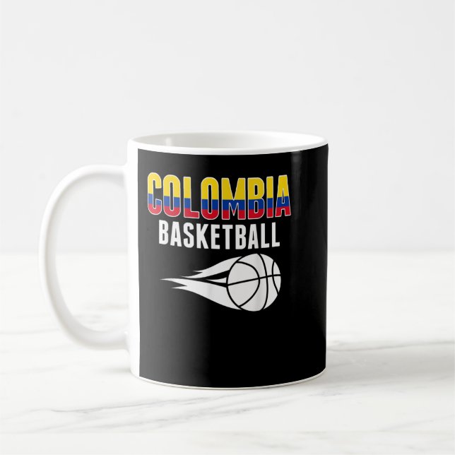 Taza De Café Hinchas de baloncesto de Colombia (Izquierda)