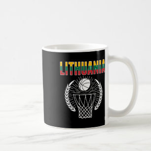 Taza De Café Hinchas de Bysketbyll de Lituania Jersey Deporte l