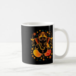 Taza De Café Hindu Ganesha Puja Dios Elefante India Meditación