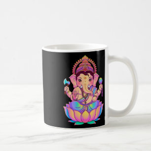 Taza De Café Hindu Ganesha Puja Dios Elefante India Meditación 