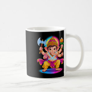 Taza De Café Hindu Ganesha Puja Dios Elefante India Meditación