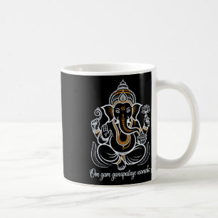 Taza De Café Hindu Ganesha Puja Dios Elefante India Meditación