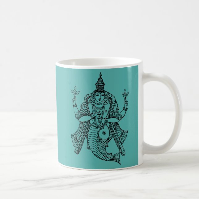 Taza De Café Hinduism: Vishnu (Derecha)