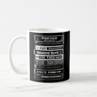 Taza De Café Hip Hop Cassettes Rap de la vieja escuela