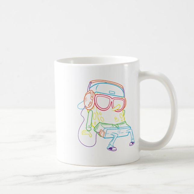 Taza De Café Hip Hop de Squarepants (Derecha)