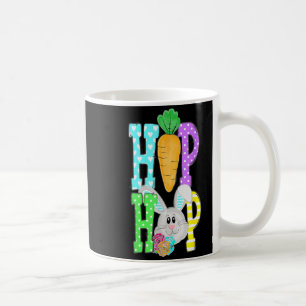 Taza De Café Hip hop hippity conejo de Pascua divertido gráfico
