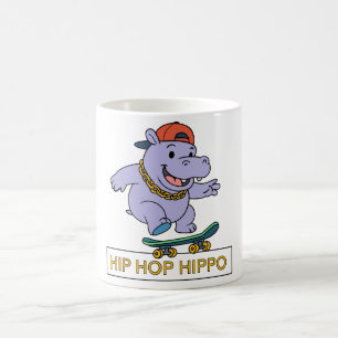 Taza De Café Hip Hop Hippo