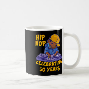 Taza De Café Hip Hop Música 50 años Historia Negra Dj Da